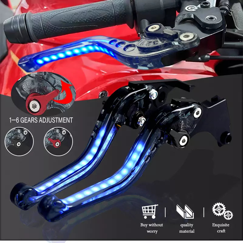 Palancas de embrague LED Evolution | Conduce con estilo, frena con precisión